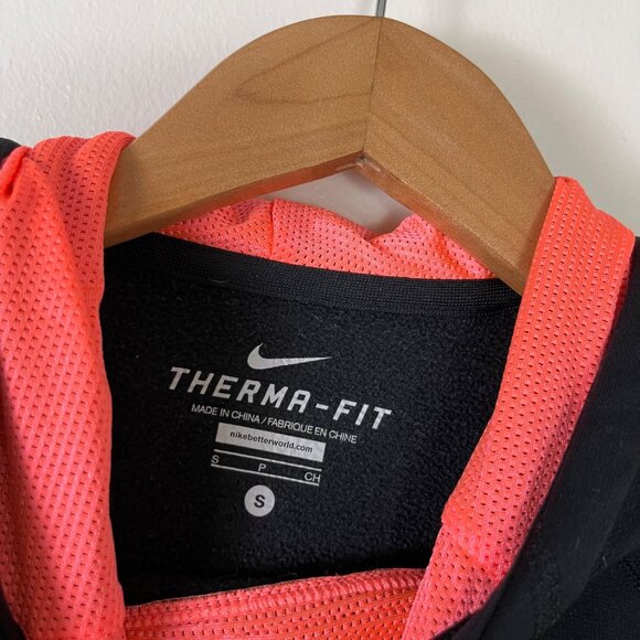 Nike Athletic Therma Fit Graphic Pullover Hooded Jacket Black Women’s Size S - Picture 8 of 10
